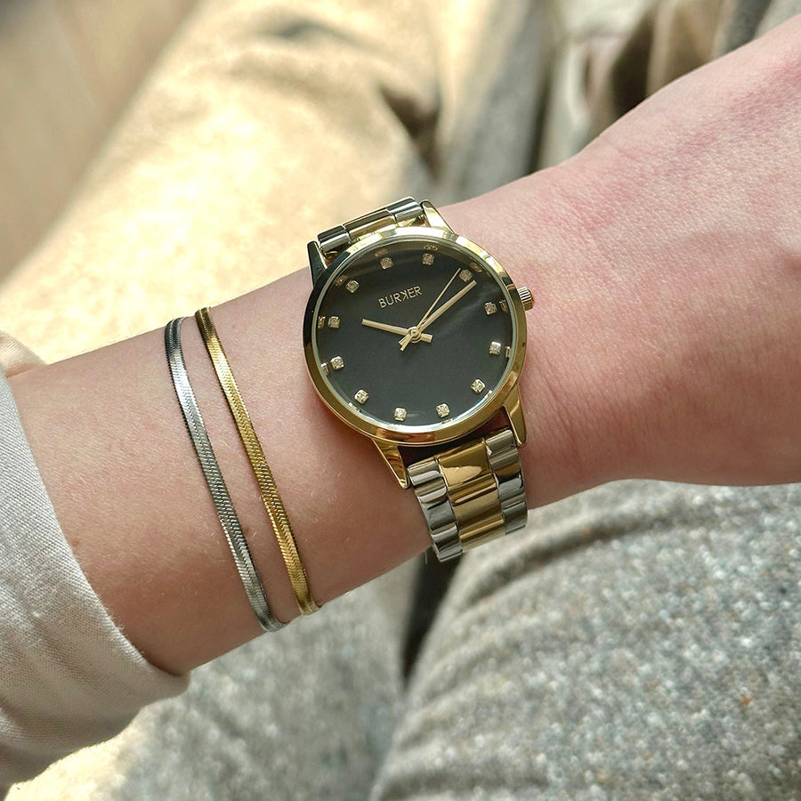 Amy Black Gold Silver