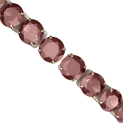 Ava Gold Burgundy