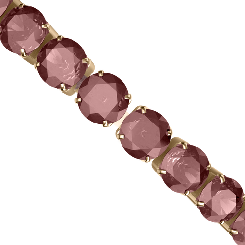 Ava Gold Burgundy