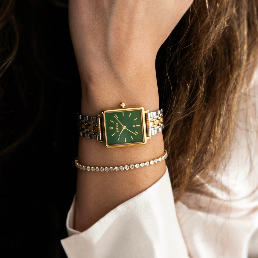 Daisy Gold Silver Green
