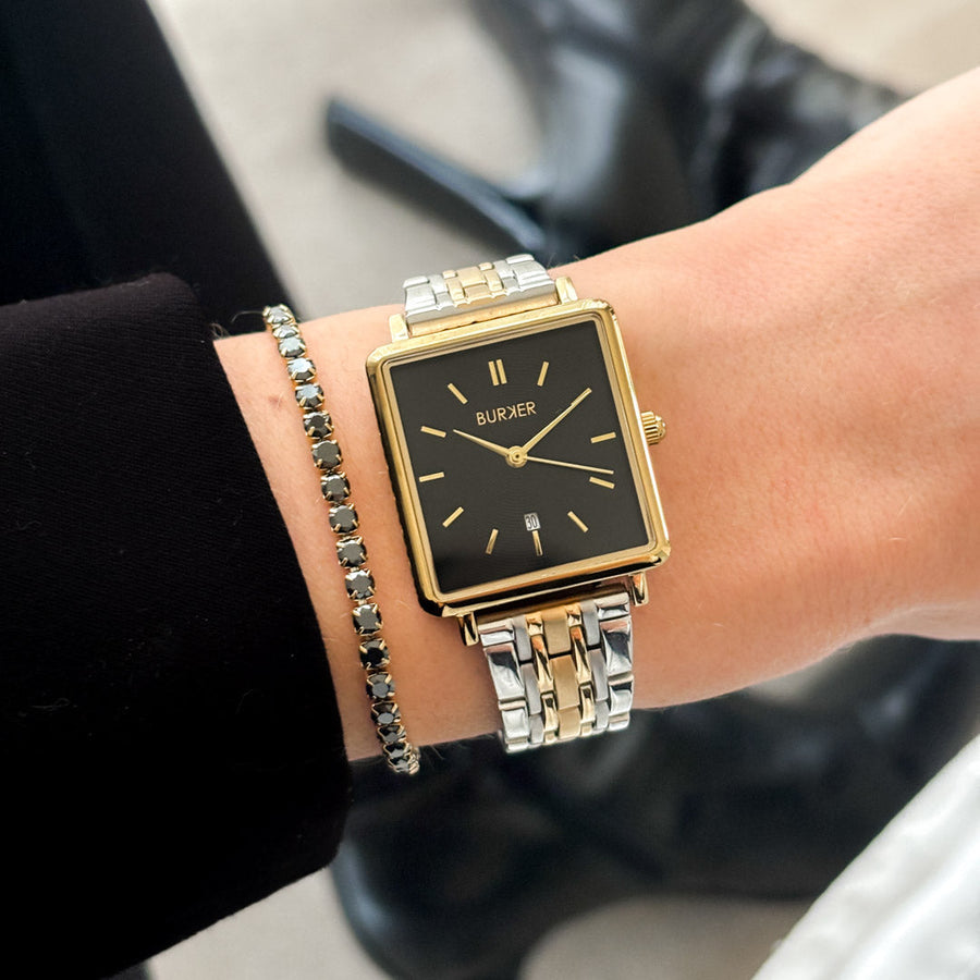 Daisy Black Gold Silver