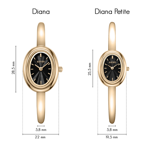 Diana Gold Black