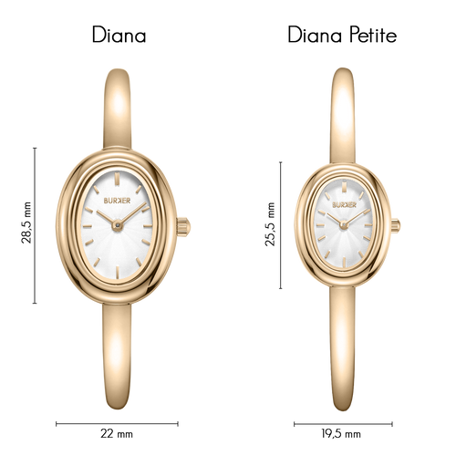 Diana Petite Gold White