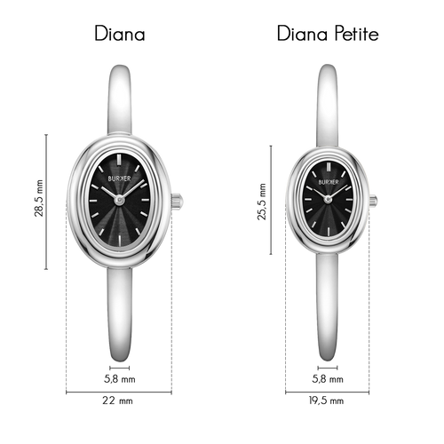 Diana Silver Black