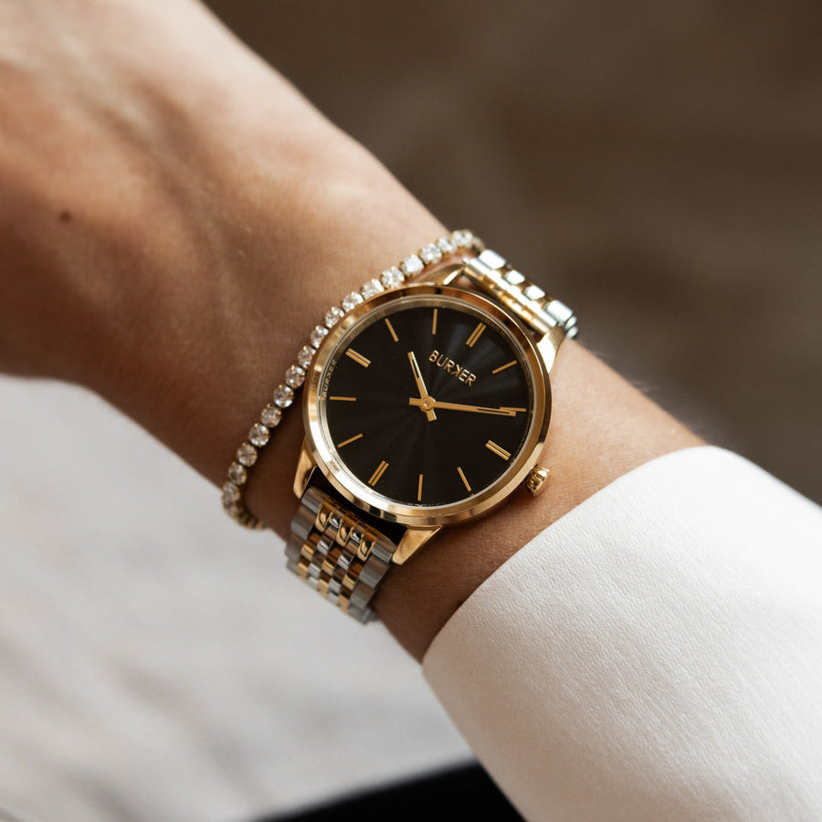 Emily Black Gold Silver
