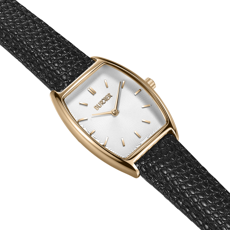 Grace Gold Black Leather