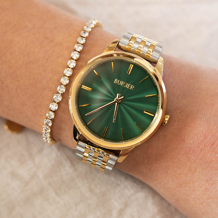 Emily Gold Silver Green