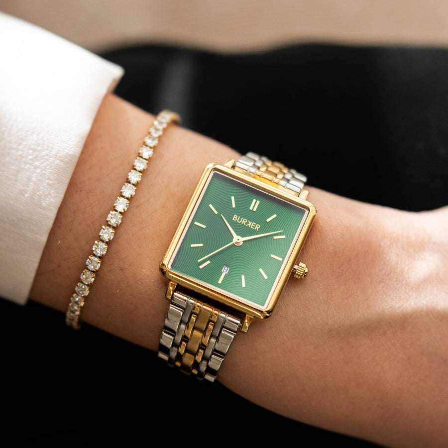 Daisy Gold Silver Green