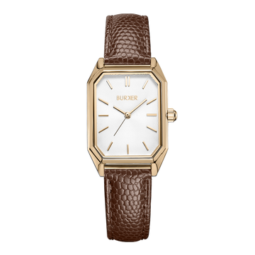 Isabell Gold Brown Leather