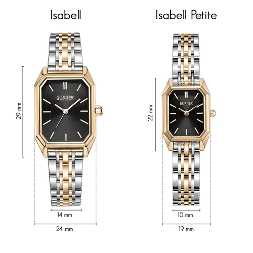 Isabell Petite Black Gold Silver