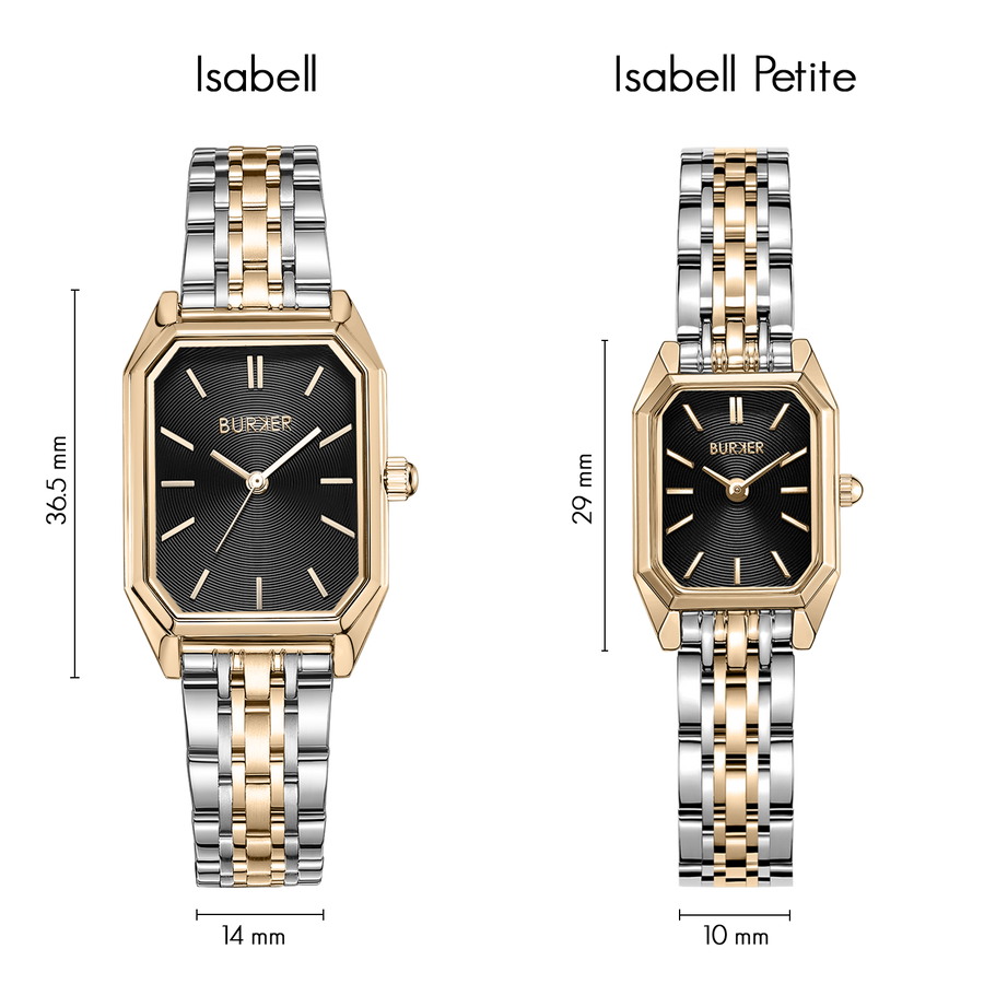 Isabell Petite Black Gold Silver