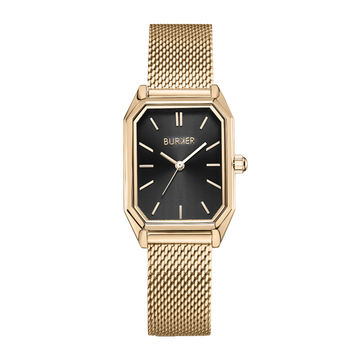 Isabell Gold Black Mesh