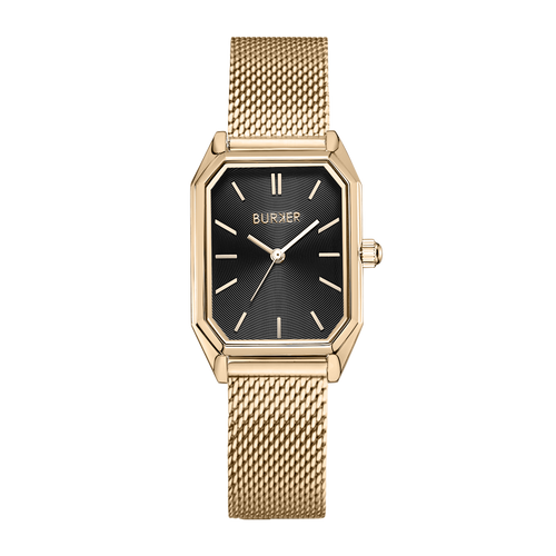 Isabell Gold Black Mesh