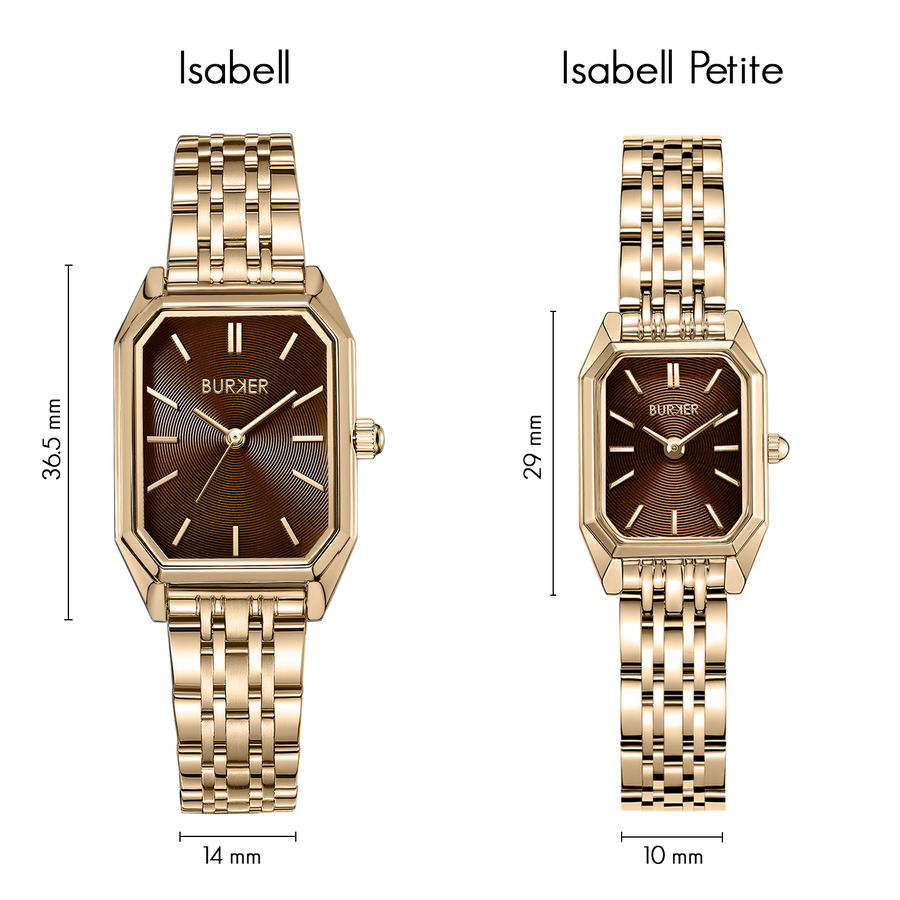 Isabell Petite Gold Brown