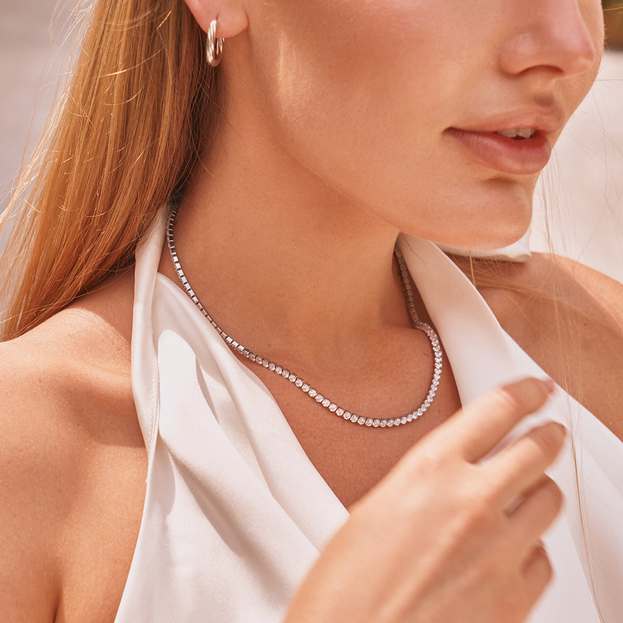 Ava Necklace Silver