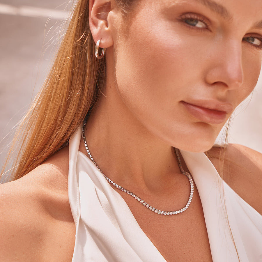 Ava Necklace Silver