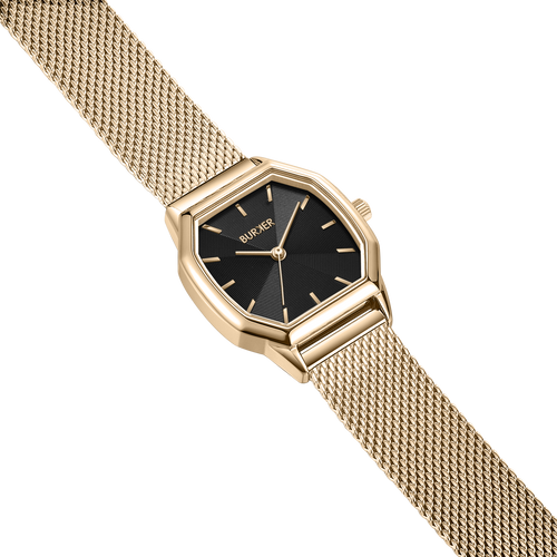 Julia Gold Black Mesh