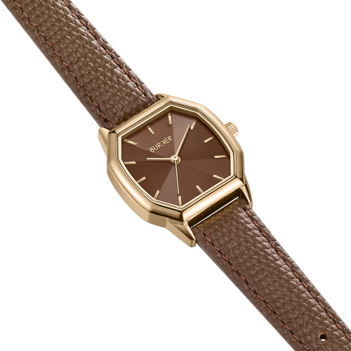 Julia Gold Brown / Brown Leather