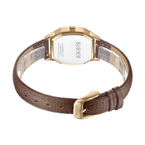 Julia Gold Brown / Brown Leather