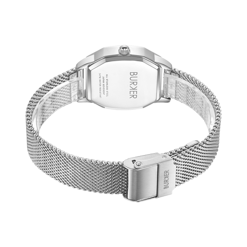 Julia Silver White Mesh