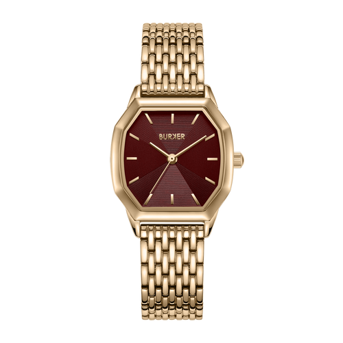 Julia Gold Burgundy
