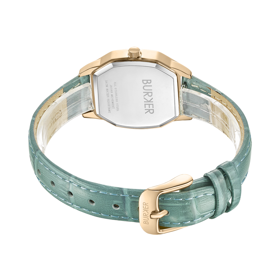 Julia Gold Grey Leather