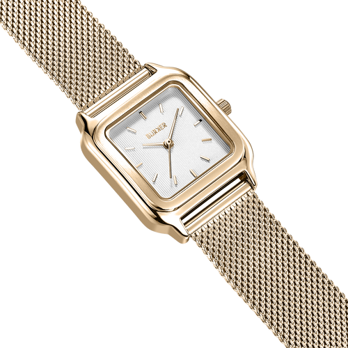 Macy Gold White Mesh