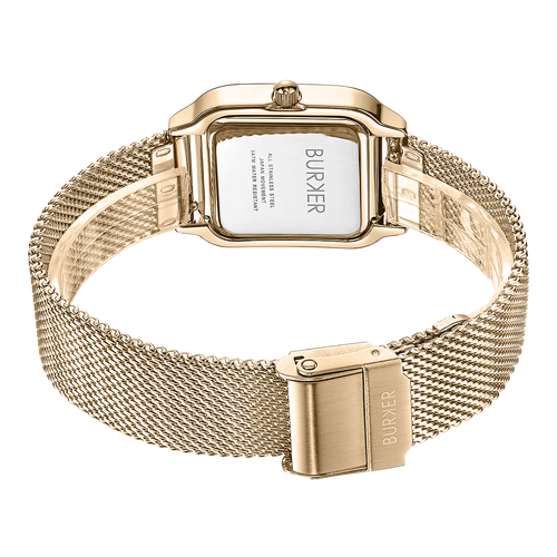 Macy Gold White Mesh