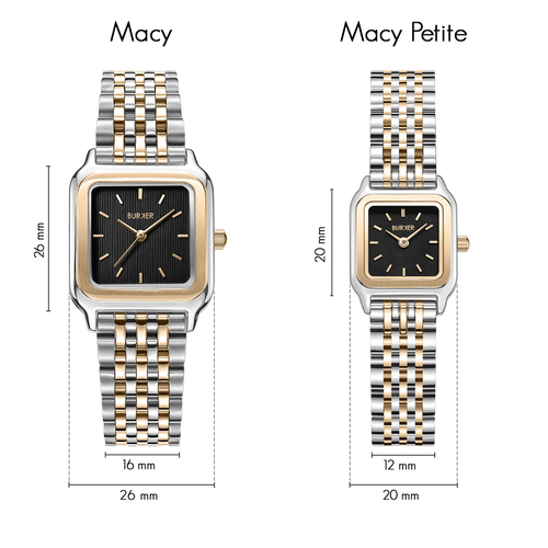 Macy Black Gold Silver