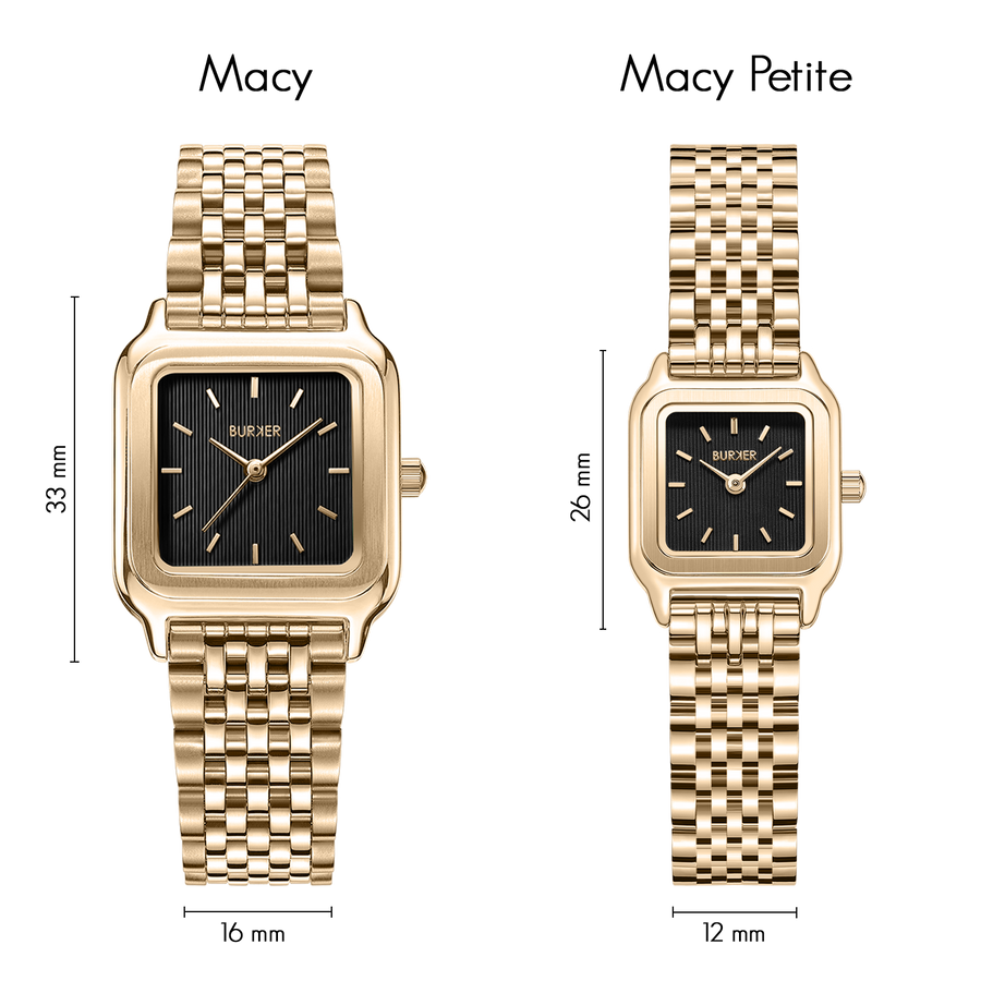 Macy Petite Gold Black
