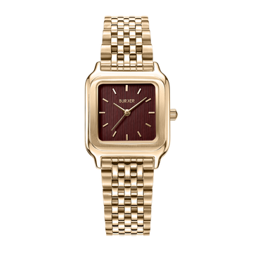 Macy Gold Burgundy