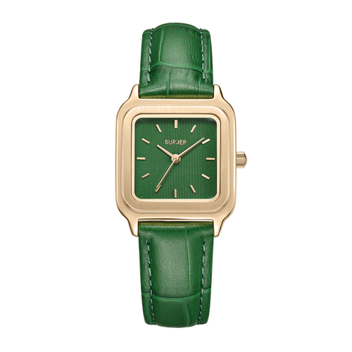 Macy Gold Green Leather