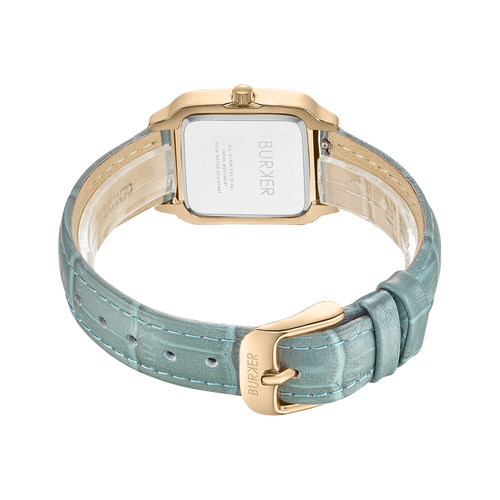 Macy Gold Grey Leather