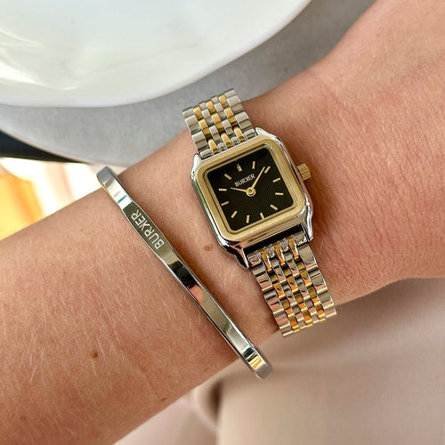 Macy Petite Black Gold Silver