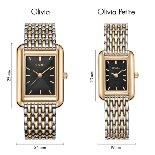 Olivia Petite Black Gold Silver