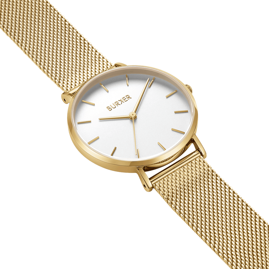 Ruby Gold White Mesh