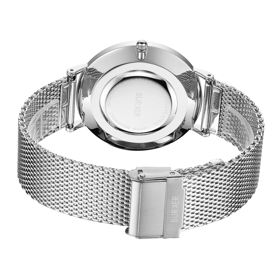 Ruby Silver Black Mesh