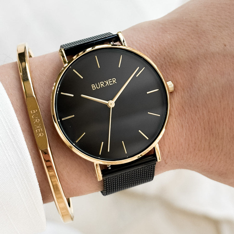 Ruby Black Gold Mesh