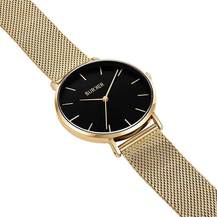 Ruby Gold Black Mesh