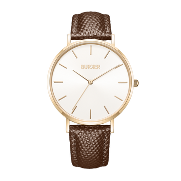 Ruby Gold Brown Leather