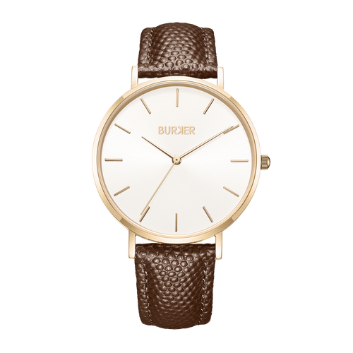 Ruby Gold Brown Leather