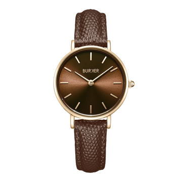 Ruby Petite Gold Brown/Brown Leather