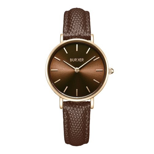 Ruby Petite Gold Brown/Brown Leather