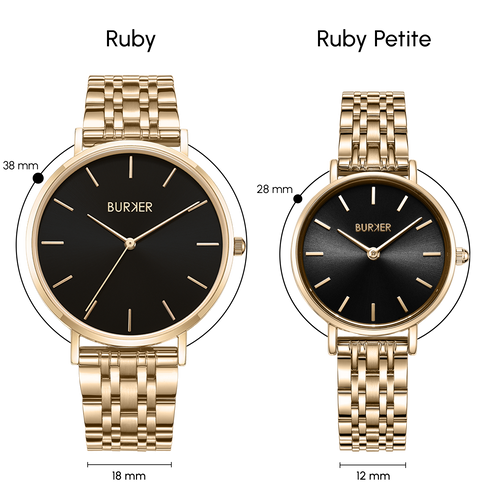 Ruby Gold Black
