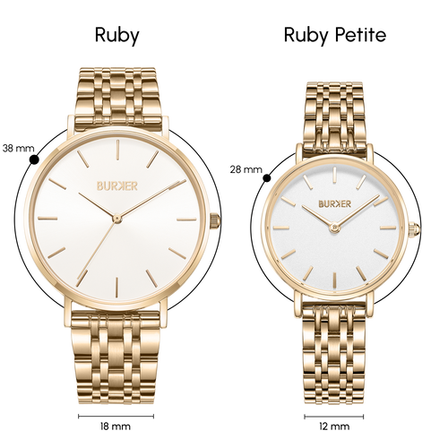Ruby Gold White