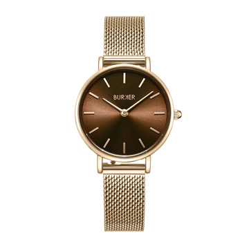 Ruby Petite Gold Brown Mesh