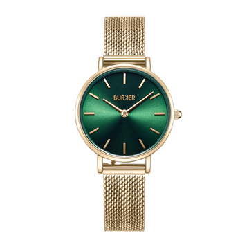 Ruby Petite Gold Green Mesh