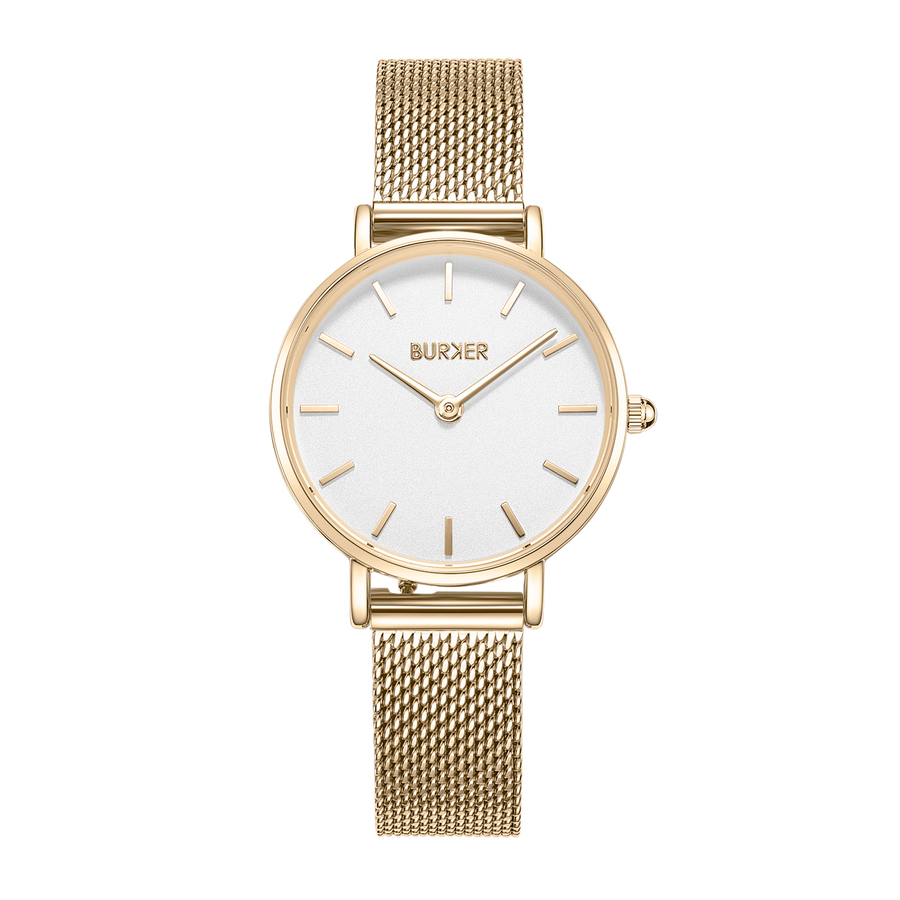 Ruby Petite Gold White Mesh