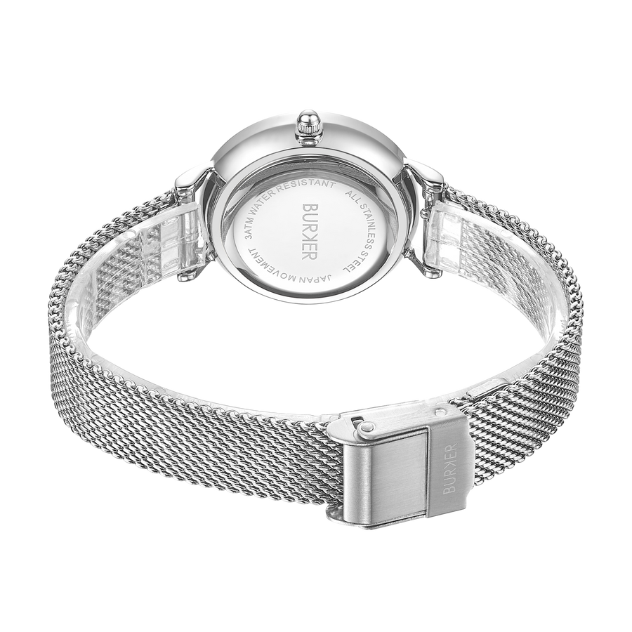 Ruby Petite Silver White Mesh