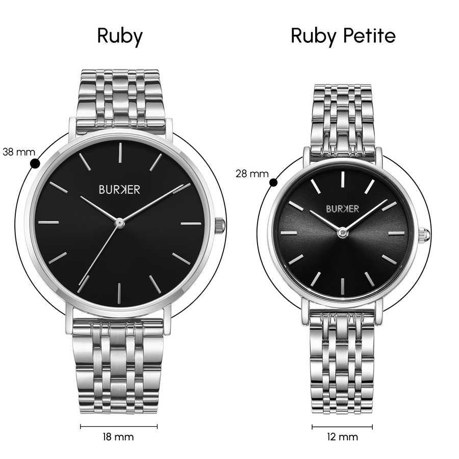 Ruby Silver Black